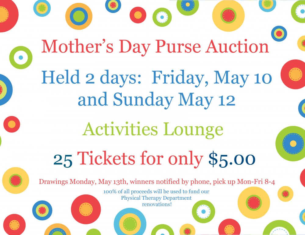 Annual Purse Auction COMING SOON!