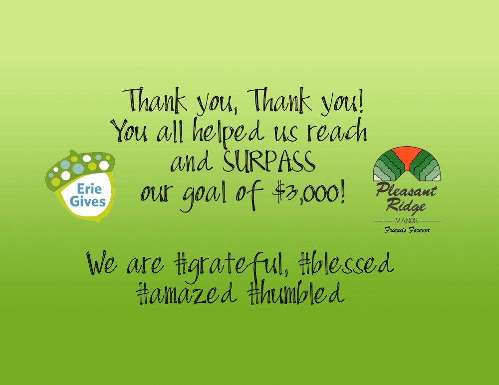 Erie Gives Day Goal Exceeded!