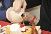 It's a beautiful day for belgian waffles!