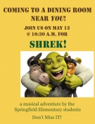 SHREK comes tomorrow!